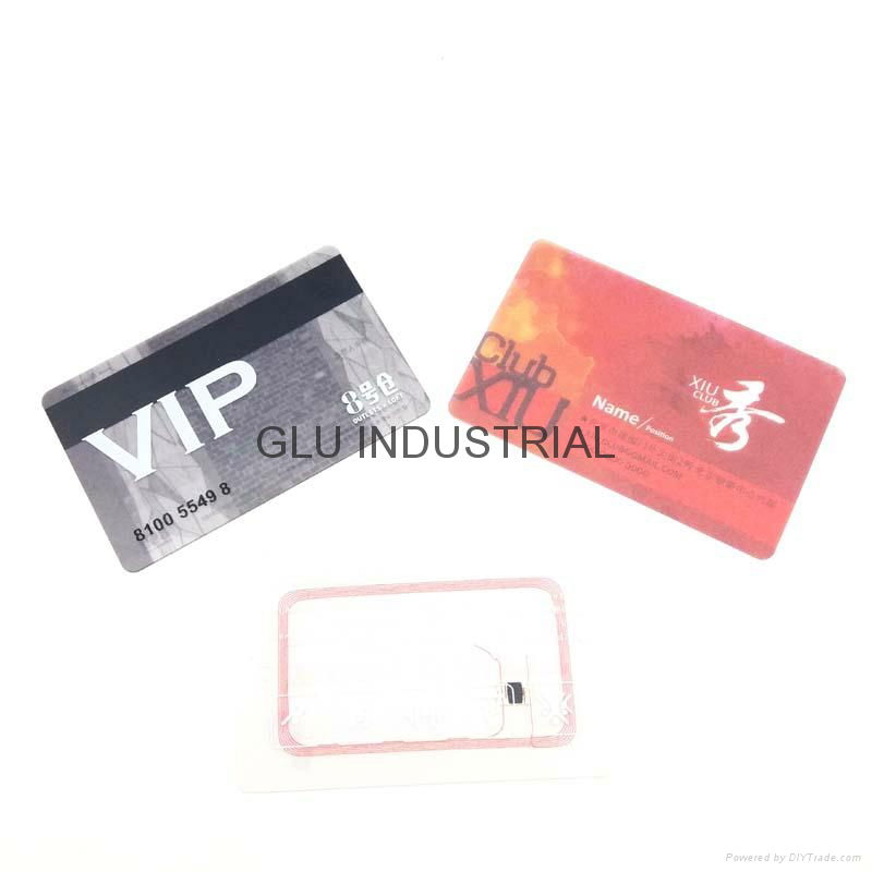 customerize PVC spot UV member card From china manufacturer 3