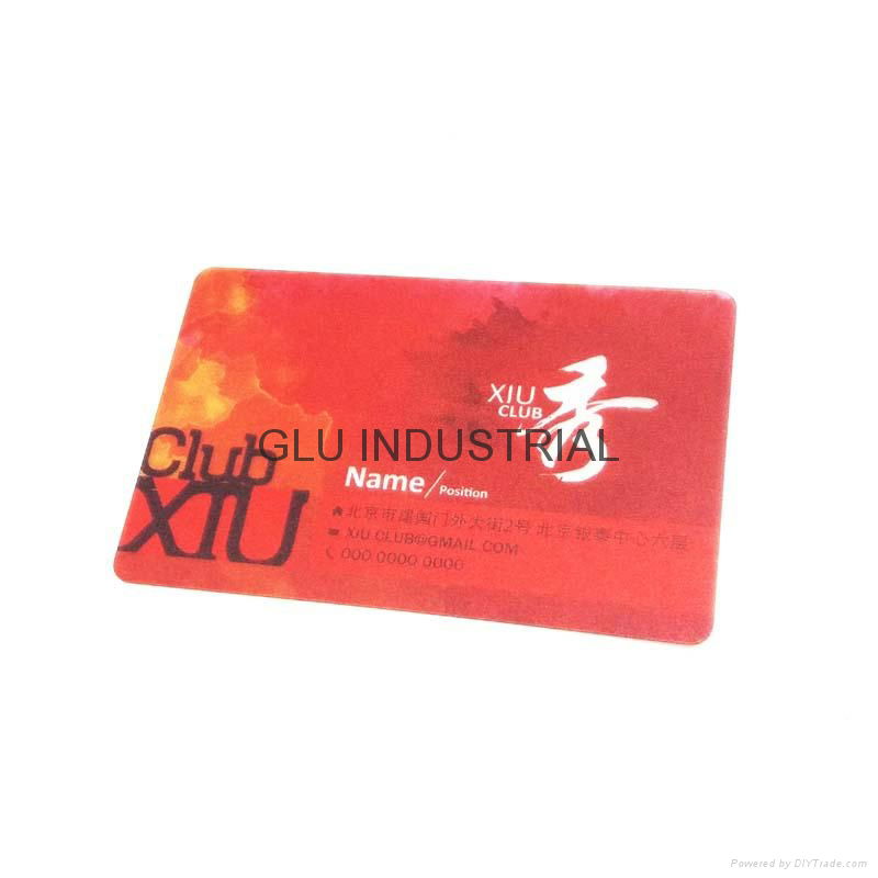 customerize PVC spot UV member card From china manufacturer 5