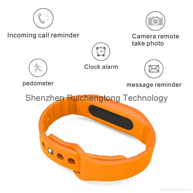 Smart Wristband  Band E06 Touch ScreenBracelet For Android 4.3 IOS 7.0 2