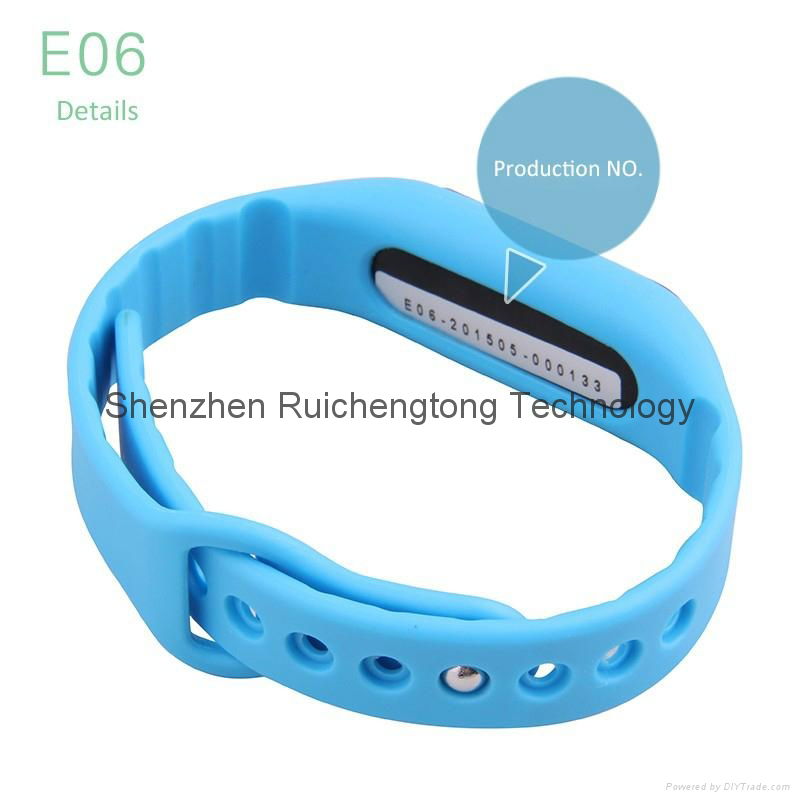 Smart Wristband  Band E06 Touch ScreenBracelet For Android 4.3 IOS 7.0 4