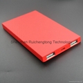 Pretty credit card size promotional slim power bank 4000mAh 3