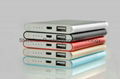 Top Quality Newest 5000mAh ultra slim aluminum material powerbank 1