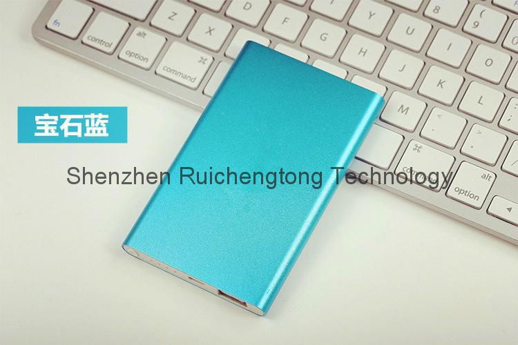 Top Quality Newest 5000mAh ultra slim aluminum material powerbank 5