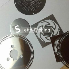 Custom metal photo etched parts fabrication