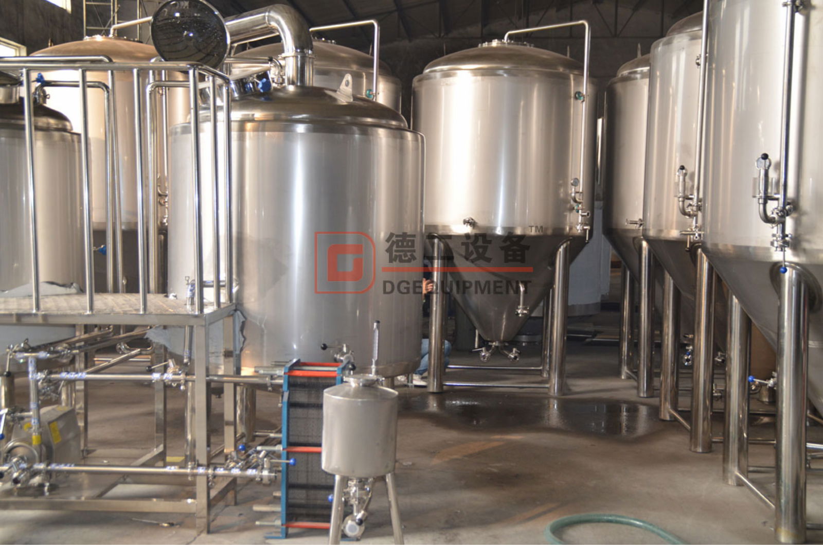 beer making machine 7bbl,500l used brewery equipment for sale  3