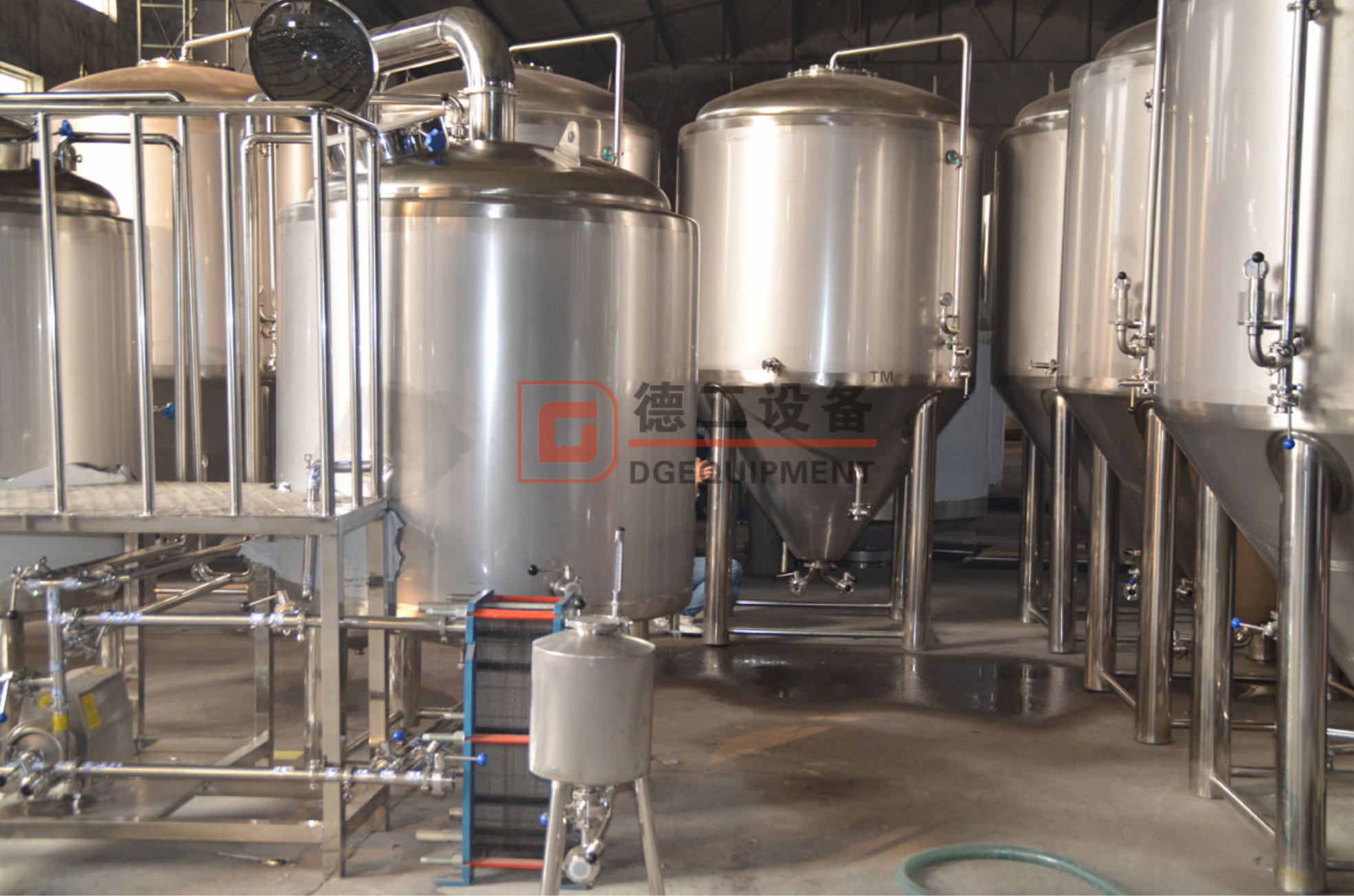 beer making machine 7bbl,500l used brewery equipment for sale DEGONG
