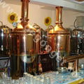 Restaurant pub copper beer brewing equipment  2