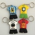 custom-made fashion rubber doll advertising pvc key chain for promotion