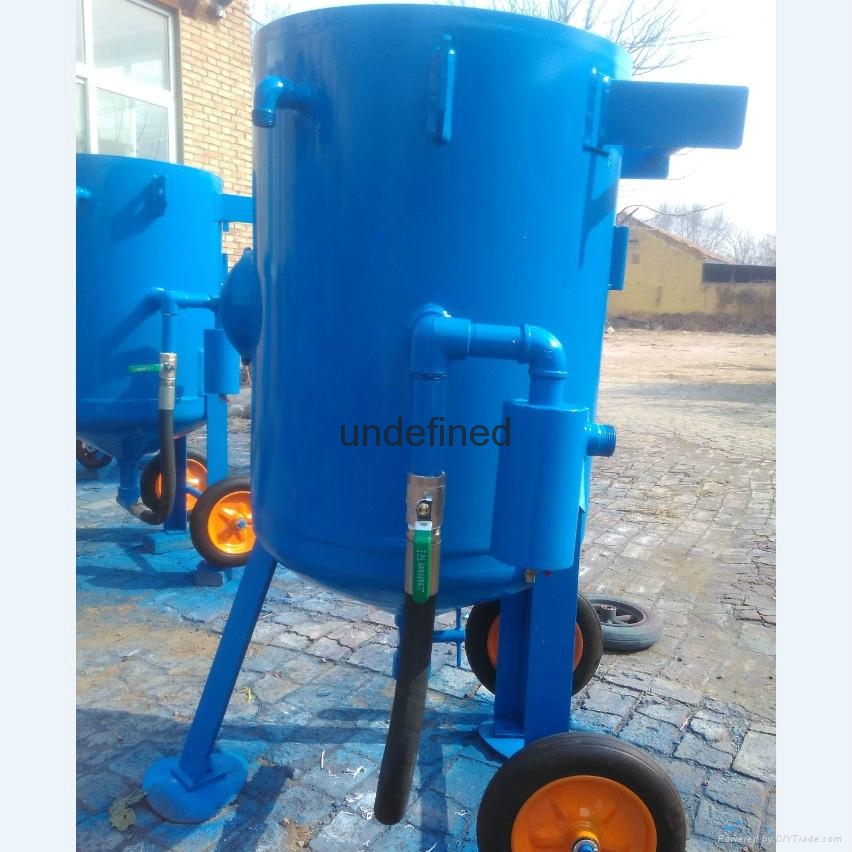 大型鋼結構移動噴砂機 2