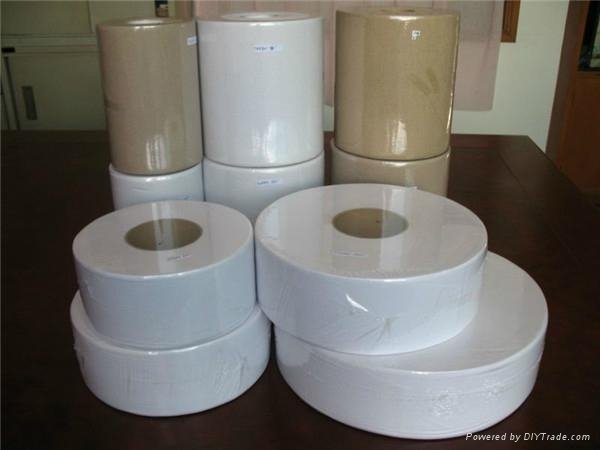 1 ply recycled Jumbo Roll Toilet Tissue, industrial roll toilet paper 5