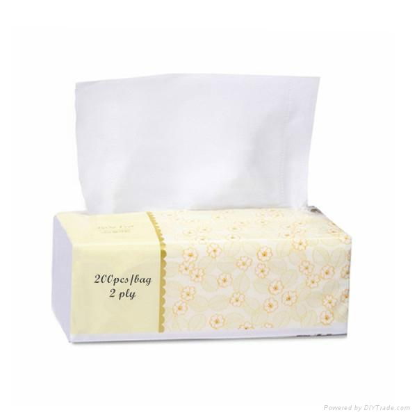 HOT SALE Soft Pack Tissue 100% Virgin Wood Pulp facial tissue