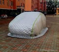 Hail protection car cover