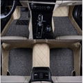 Double layer pvc car floor mat