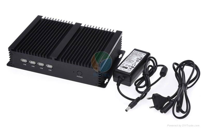 Embedded Industrial Fanless Mini PC Terminal Intel i3 4010u with 2 COM Ports 5