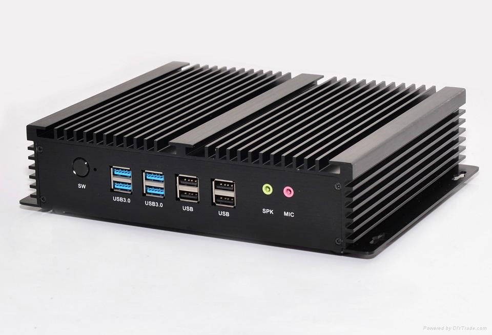 6 COM Ports Dual Gigabit Lan Intel Core i3 4010u 1.7Ghz Processor Industrial PC 4