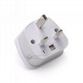 Good Quality UK to USA Plug Adaptor With BS8546 Certificate 2