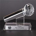 Crystal Microphone Trophy 1