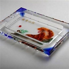 Rectangle Crystal Ashtray