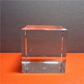 Blank Glass Cube