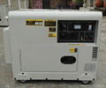 Copper Wire Silent 5kw Diesel Generator AC Single Phase 2