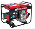  Battery Powered Reliable Durable 5kw Open Diesel Generator AC Single Phase 3