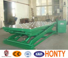 China supplier offers CE stationary platform cargo scissor lift 10tons used auto