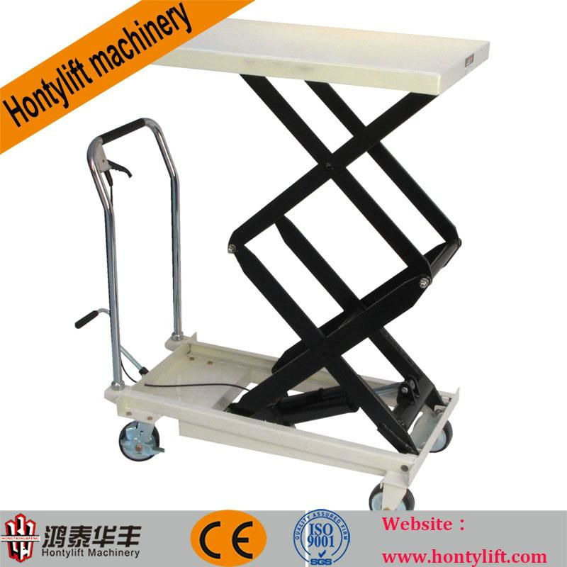 CE china supplier offers 500kg cheap hand hydraulic round table trolley weight l 2