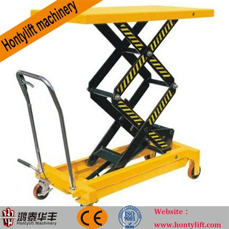 CE china supplier offers 500kg cheap hand hydraulic round table trolley weight l 3