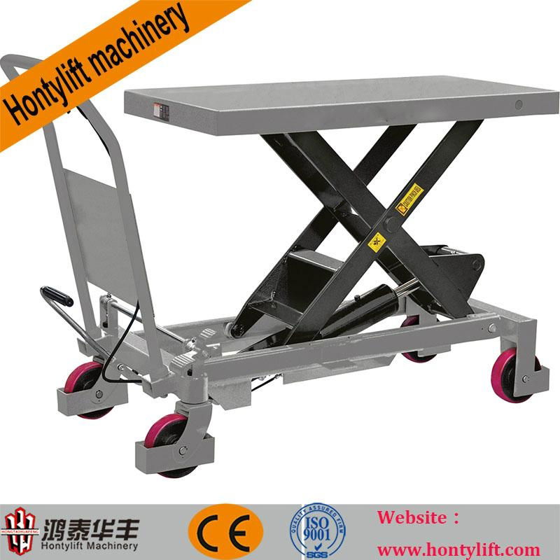 CE china supplier offers 1000kg cheap motorcycle lift table hand lift lift table 4