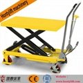 CE china supplier offers 1000kg cheap manual trolley hydraulic hand lift 3