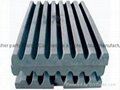 manganese steel Jaw crusher spare and wear parts jaw plate 5