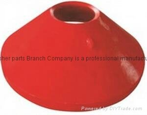 high manganese cone crusher spare and wearing parts concave and mantle 2