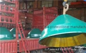 high manganese cone crusher spare and wearing parts concave and mantle 4