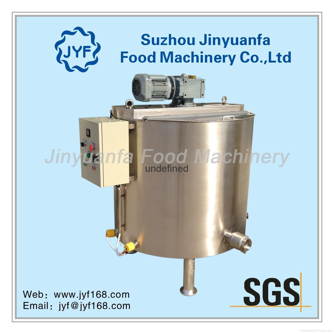 500L Holding Tank for chocolate mass  2