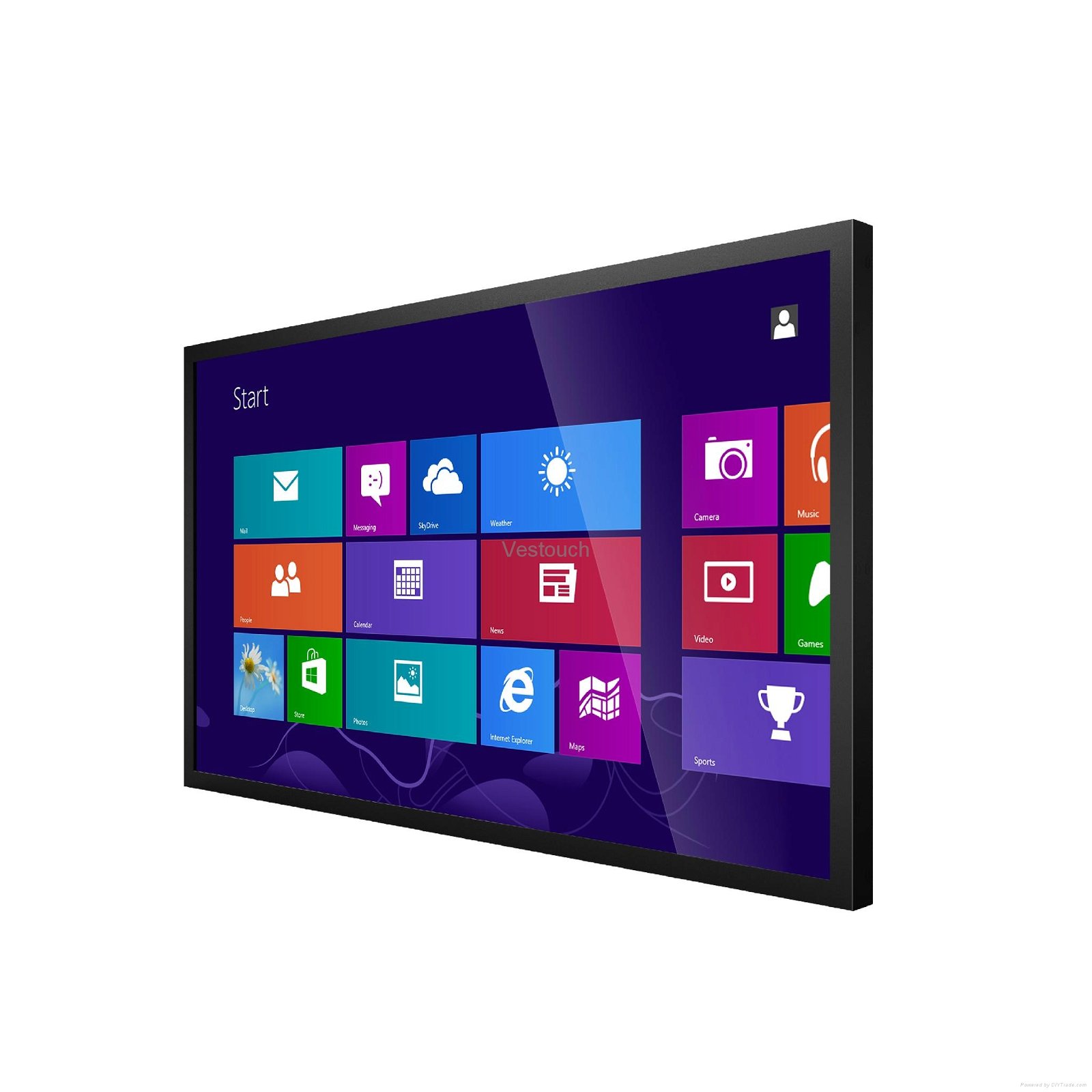 32-43inch Wall Mounting PC AIO IR Touch Display 2
