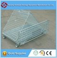 China Stacking Metal Wire Mesh Cage Container 4