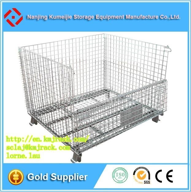 Stainless Steel Folding Wire Mesh Storage Container 2