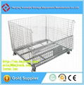 Stainless Steel Folding Wire Mesh Storage Container 2