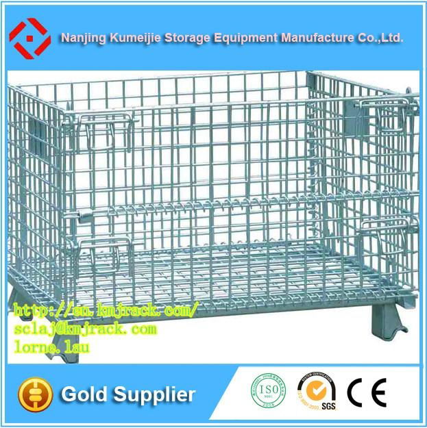 Stainless Steel Folding Wire Mesh Storage Container 4