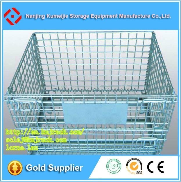 Stainless Steel Folding Wire Mesh Storage Container 5