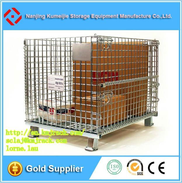 Top quality collapsible steel wire mesh container