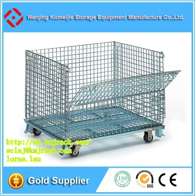 Top quality collapsible steel wire mesh container 3