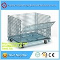 Top quality collapsible steel wire mesh container 3