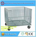 Top quality collapsible steel wire mesh container 4