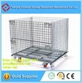 Stackable Foldable Wire Mesh Container Used For Storage 2