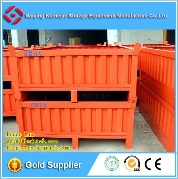 Foldable Large Storage Steel Mesh Pallet Box/Bin for Storage 3