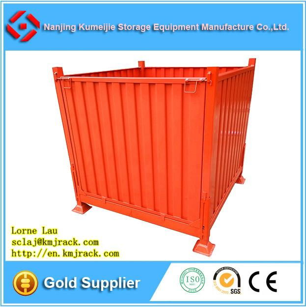 Foldable Large Storage Steel Mesh Pallet Box/Bin for Storage 2