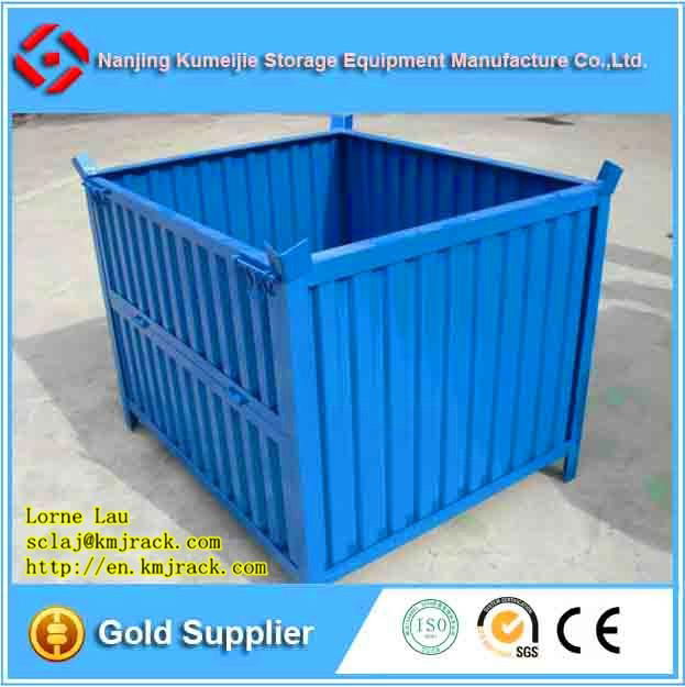 Foldable Large Storage Steel Mesh Pallet Box/Bin for Storage 4