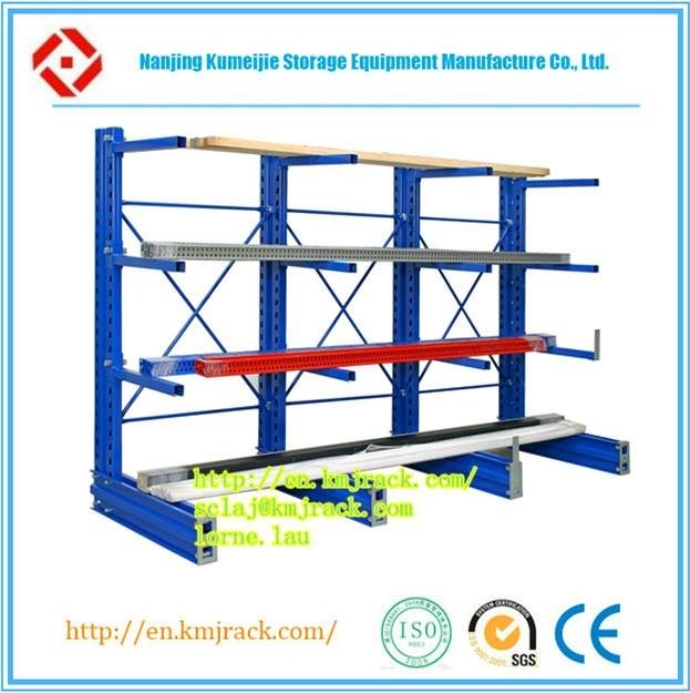 Steel Pipe Warehouse Folding Cantilever Rack 2