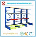 Steel Pipe Warehouse Folding Cantilever Rack 2